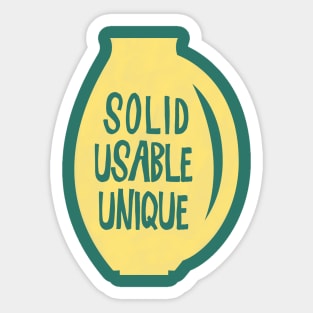 Unique Pottery Sticker